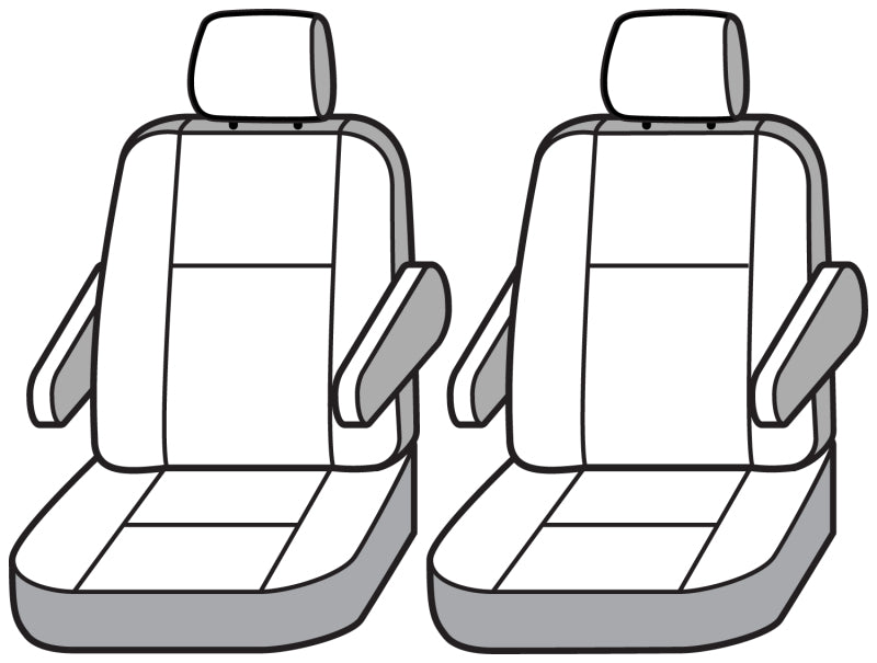 Covercraft 21-24 Toyota Sienna Carhartt SeatSaver Custom Second Row Seat Covers - Gravel