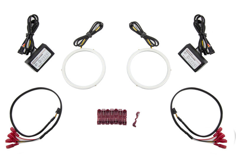 Diode Dynamics Halo Lights LED 110mm - Red (Pair)