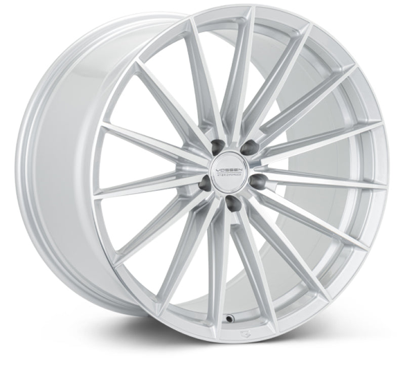 Vossen HFX-4 22x9.5 - 5x112 - ET15 - Deep - 66.5 - Silver Polished Wheel