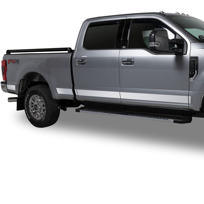 Putco 17-20 Ford SuperDuty SuperCrew - 6.5ft Bed Pro Stainless Steel Rocker Panels