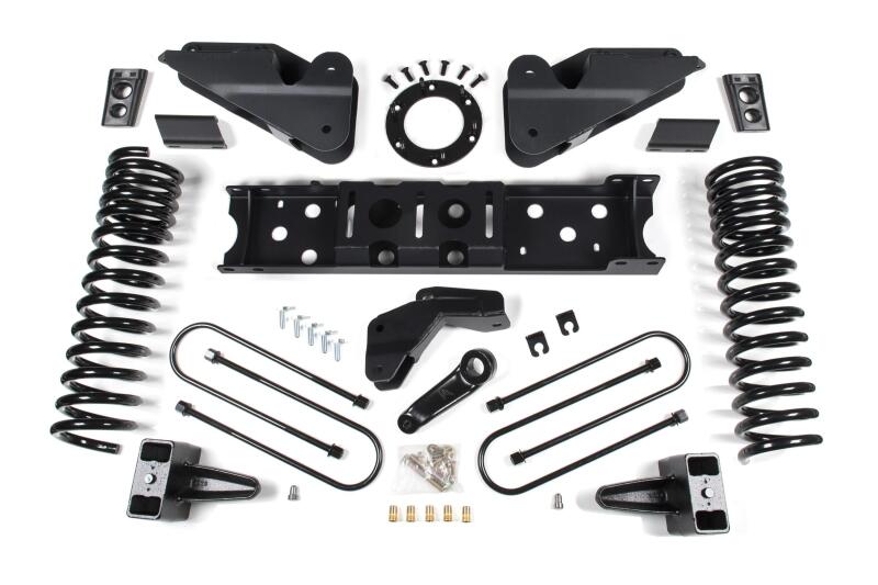 Zone Offroad 2019 Ram 3500 4.5in Radius Arm Brkt 3in Rr Block w/o Overload 6-Bolt TCase Nitro Shocks
