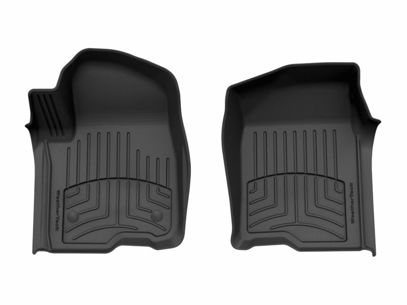 WeatherTech 2019+ Chevrolet Silverado 1500 Crew Cab Front FloorLiner HP - Black