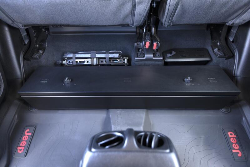 Tuffy 2019+ Jeep Gladiator Underseat Lockbox W/ Combo Lock