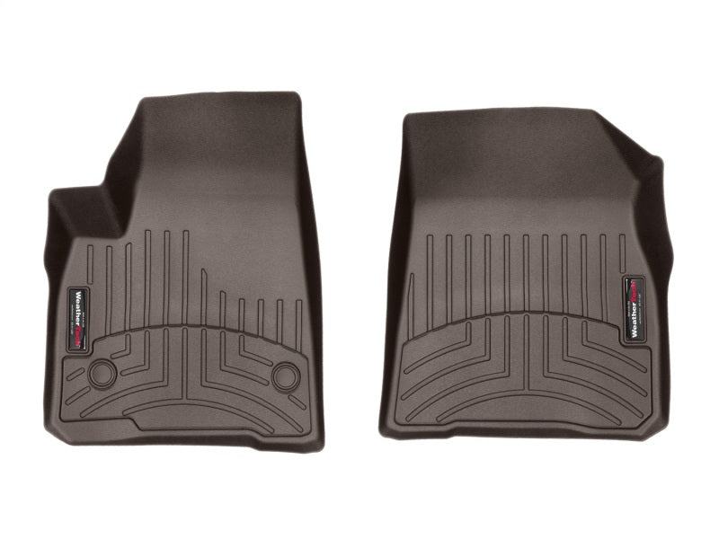 WeatherTech 2017+ Cadillac XT5 Front FloorLiner - Cocoa
