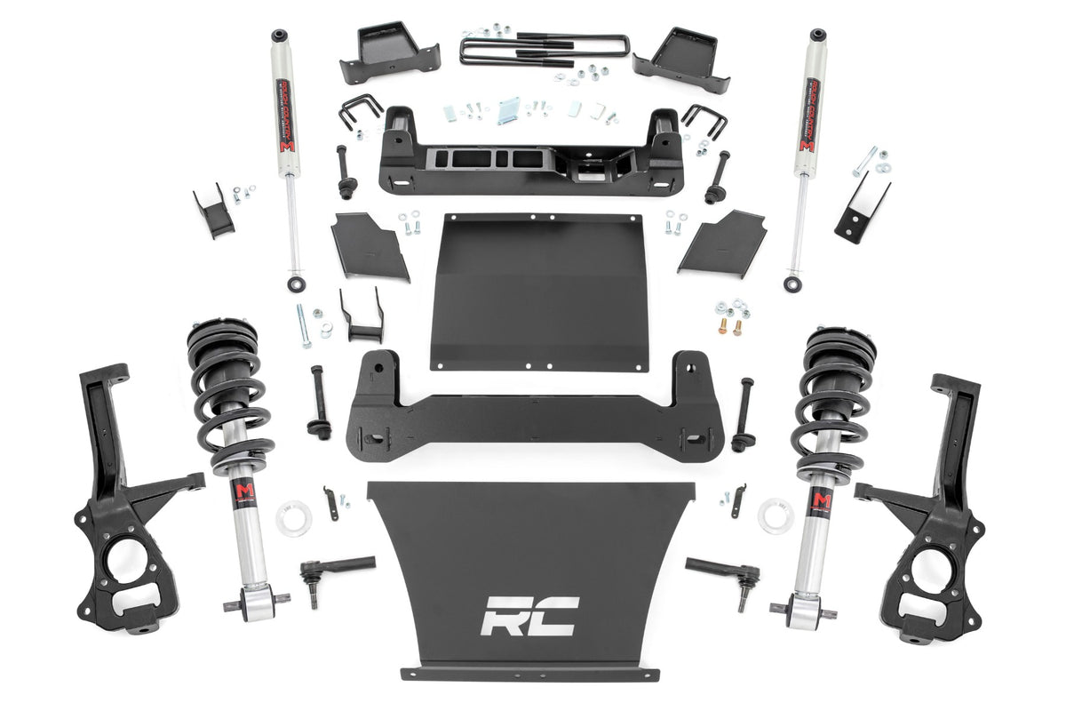 Rough Country 4 Inch Lift Kit | AT4/Trailboss | M1/M1 | Chevy/GMC Sierra 1500 (19-24)/Silverado 1500 (19-24)