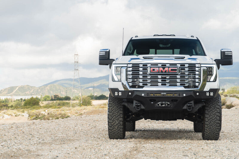 DV8 Offroad 24-26 GMC Sierra 2500/3500 Spec Series Front Bumper w/ Winch