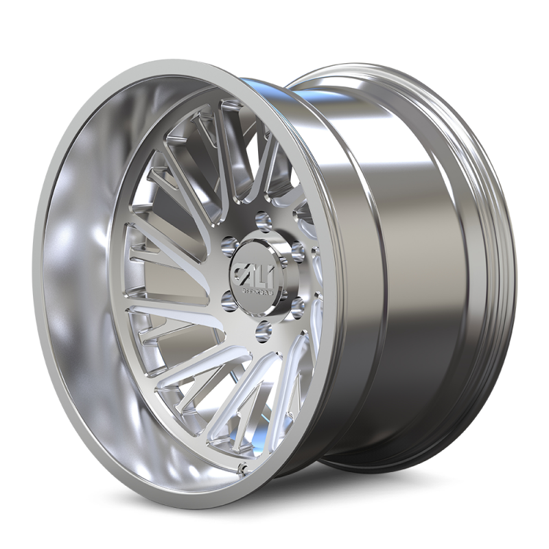 Cali Off-Road 9114 Purge 24x14 / 8x170 BP / -76mm Offset / 125.2mm Hub Polished Wheel