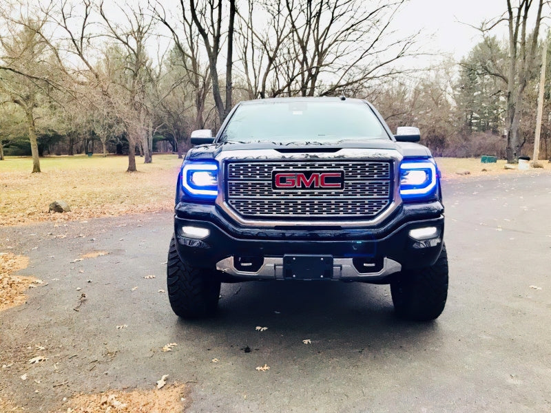 Oracle 16-18 GMC Sierra Headlight DRL Upgrade Kit - ColorSHIFT w/ Simple Controller