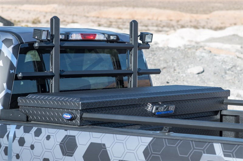 Dee Zee 17-23 Ford SuperDuty Cargo Management Cab Rack - Txt Blk