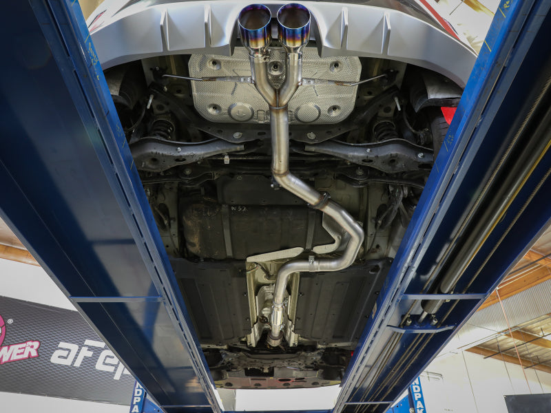 aFe Takeda Exhaust Cat-Back 19-20 Hyundai Veloster 304SS Carbon Fiber Dual Tips Exhaust