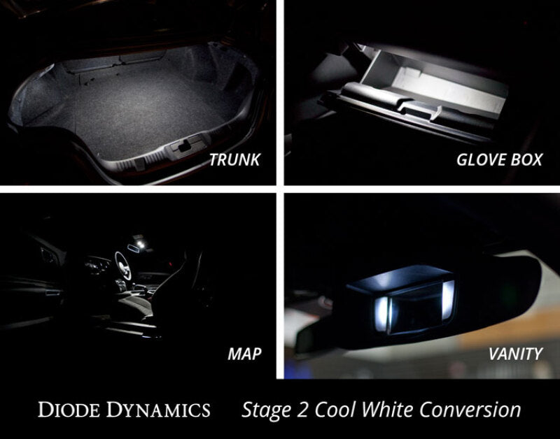 Diode Dynamics Mustang Interior Light Kit 15-17 Mustang Stage 1 - Green
