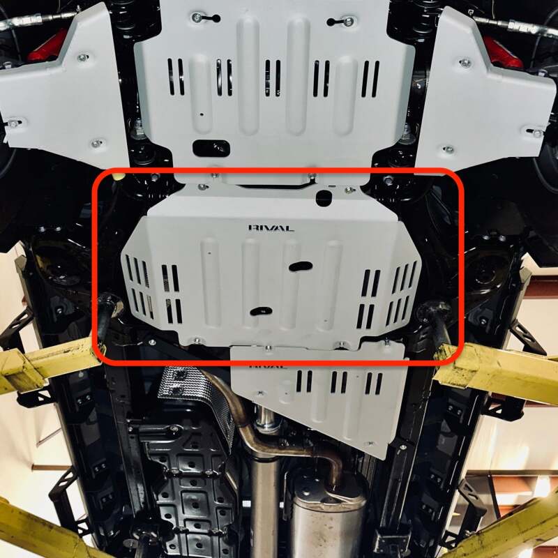 Rival 2024-Present Toyota Tacoma 4th Gen Gas Engine Aluminum Transmission Skid Plate