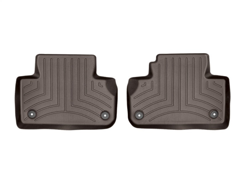 WeatherTech 2018+ Audi Q5/SQ5 Rear FloorLiner - Cocoa