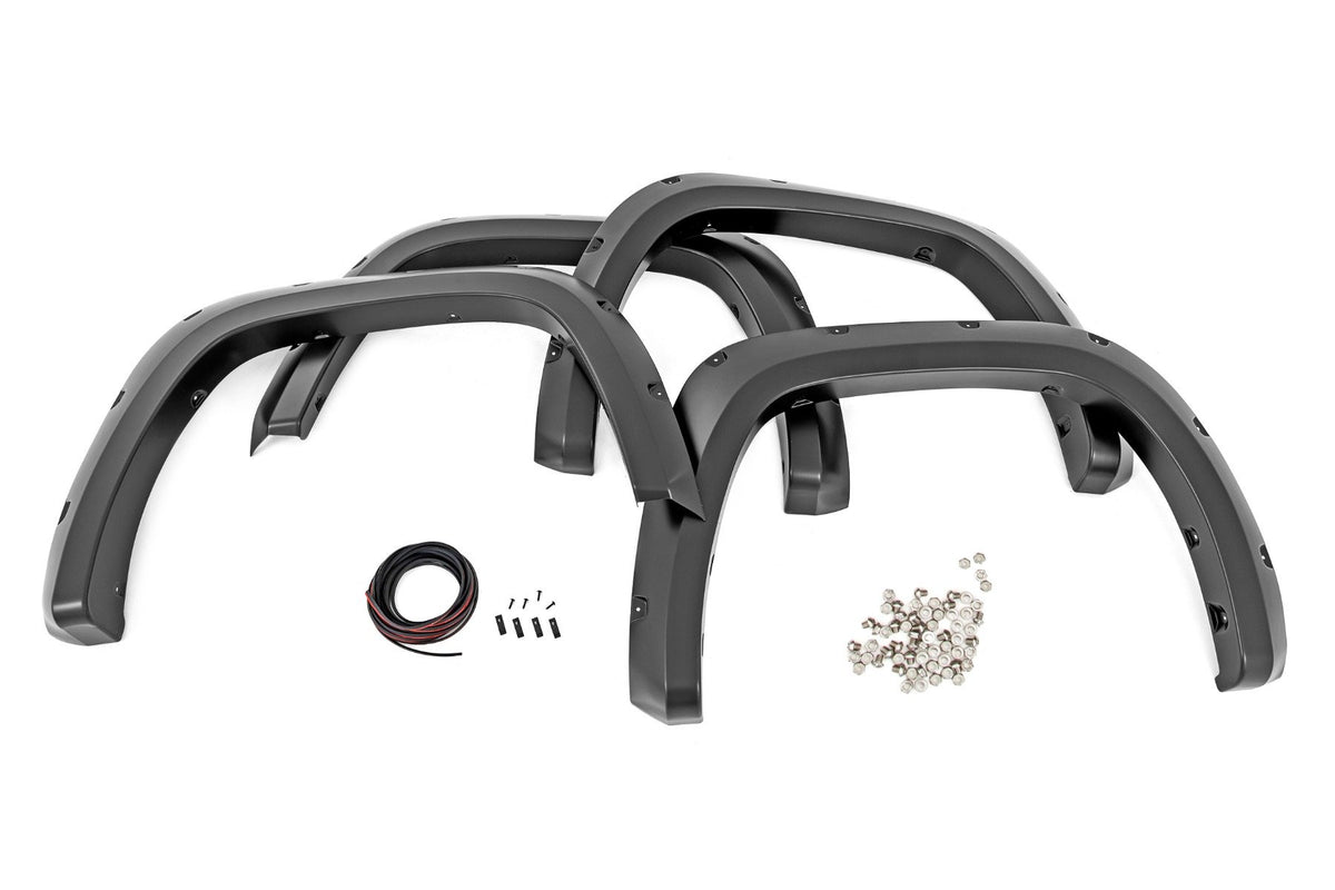 Rough Country Pocket Fender Flares | 1J9 Celestial Silver Metallic | Toyota Tundra (22-26)