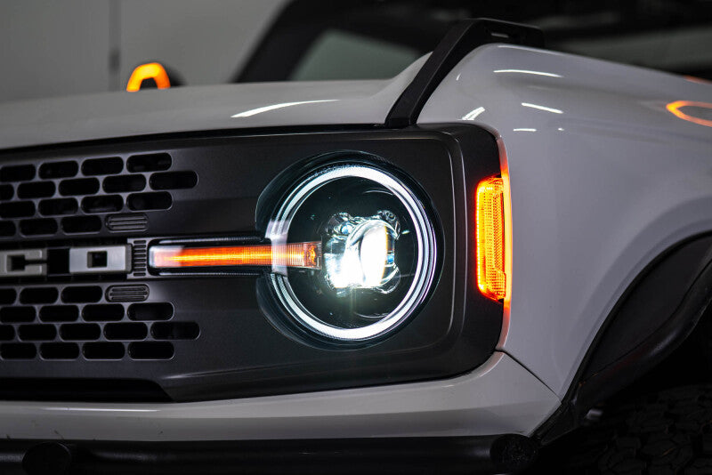DV8 Offroad 2021-2025 Ford Bronco Black Headlights