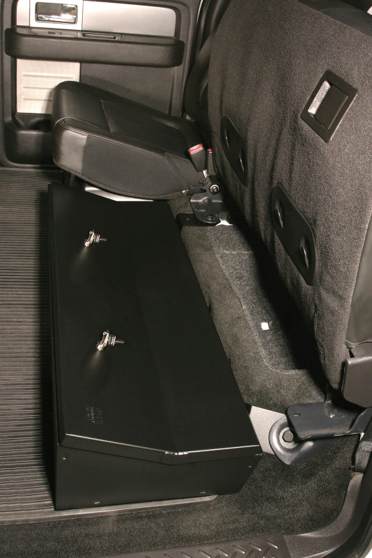 Tuffy Ford F150 Supercrew W/ Subwoofer Underseat Lockbox 2/3 Length W/ Keyed Lock For