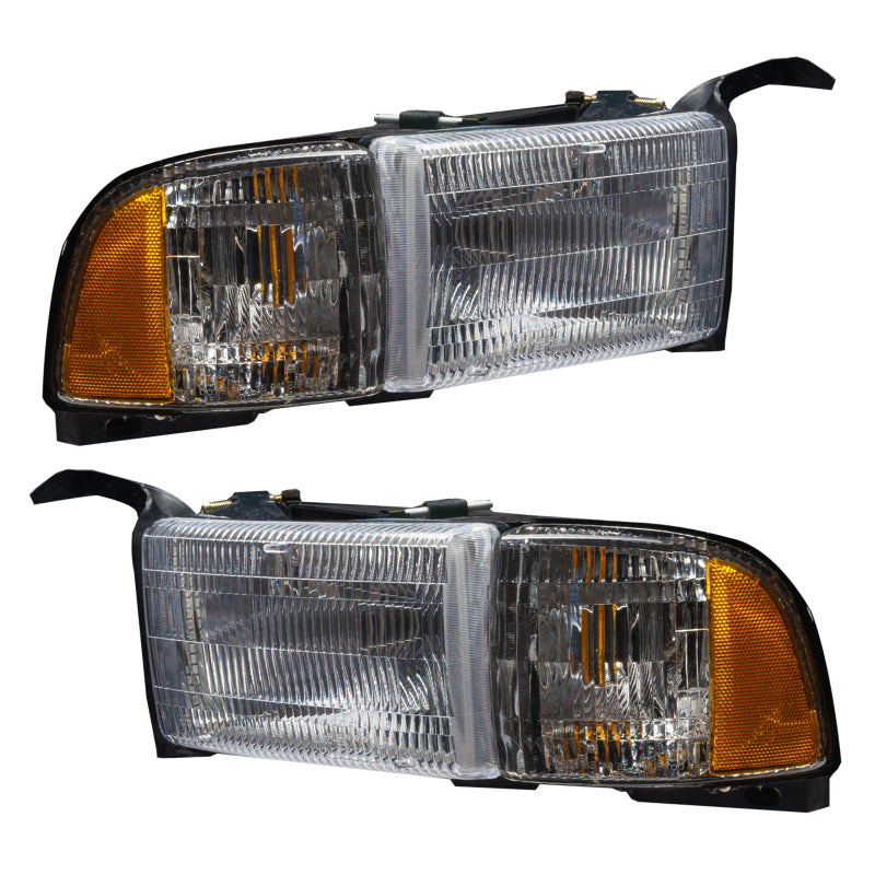 Oracle 94-02 Dodge Ram Pre-Assembled Halo Headlights - ColorSHIFT