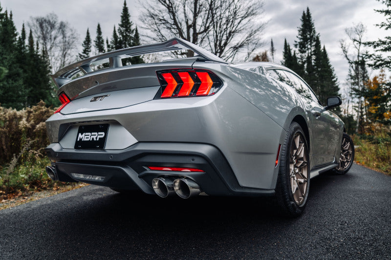 MBRP 2024+ Ford Mustang GT Armor Pro 3in Steet Profile Catback Exhaust - Stainless Steel Tips