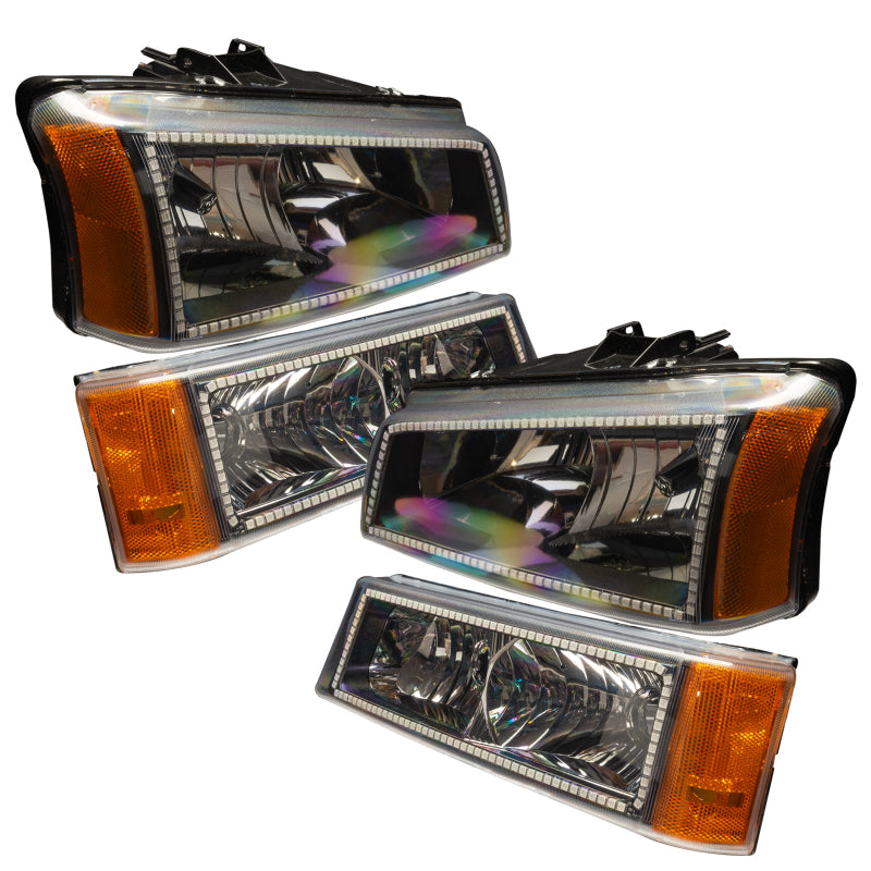 Oracle 03-06 Chevy Silverado Pre-Assembled Headlights w/ Parking Lights - ColorSHIFT