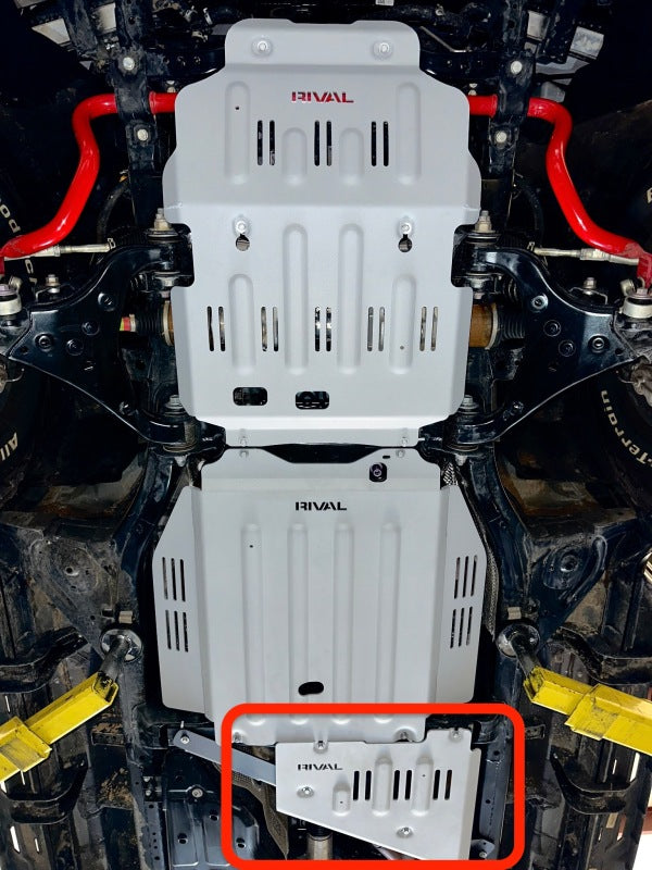 Rival 21-26 Toyota Tundra i-Force 21-25 Toyota Tundra i-Force Max Aluminum Transfer Case Skid Plate