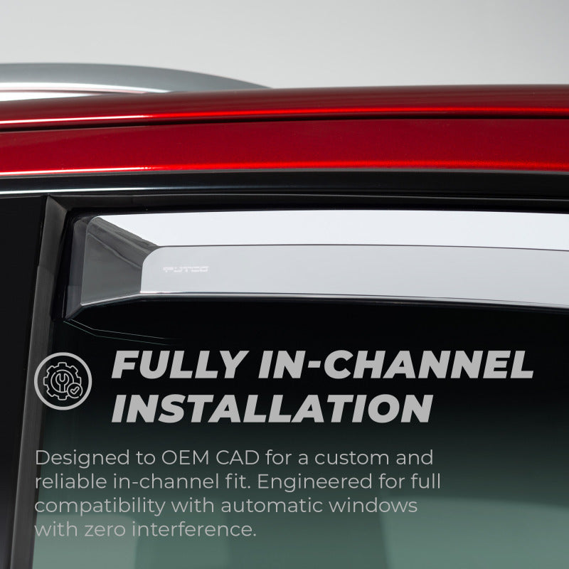 Putco 21-24 Chevrolet Suburban Element Chrome Window Deflectors (Set of 4)