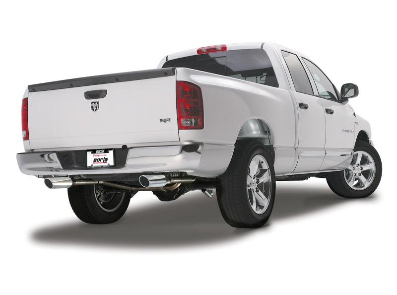 Borla 09-13 Dodge RAM 1500 5.7L CC/SB w/Fact Sngl Exhaust C/B 3x2.5in Single Round Rolled Split Rear