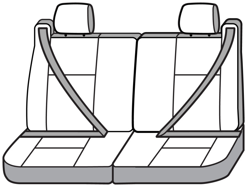 Covercraft 07-14 GMC Yukon Carhartt SeatSaver Custom Third Row Seat Covers - Gravel