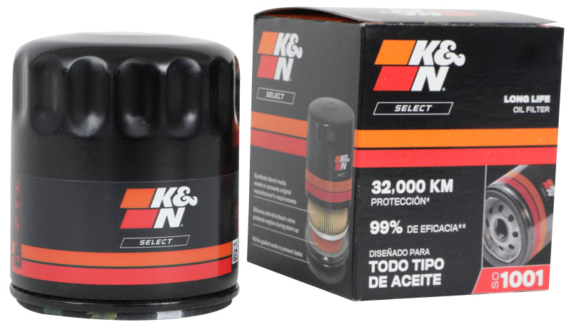 K&N 04-18 Chevrolet Aveo 1.6L L4 / 04-16 Chevrolet Tornado 1.8L L4 Spin-On Oil Filter