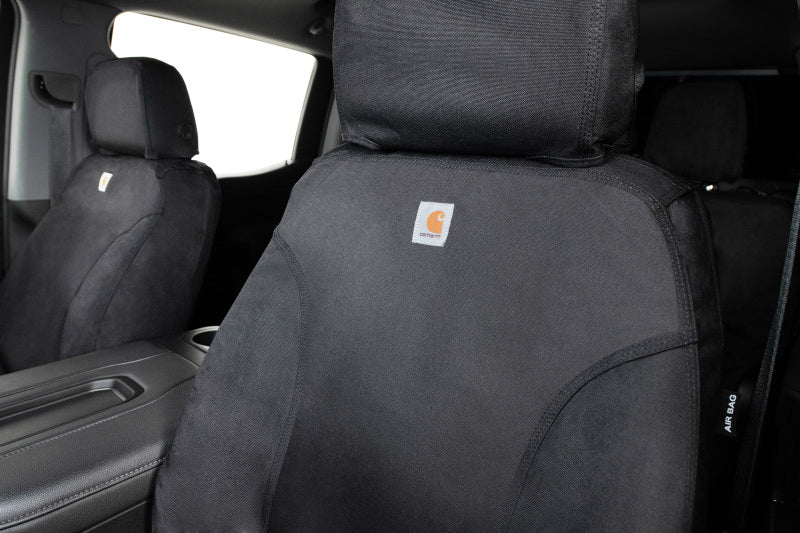 Covercraft 21-24 Ford Bronco Carhartt Super Dux SeatSaver Custom Second Row Seat Covers - Black