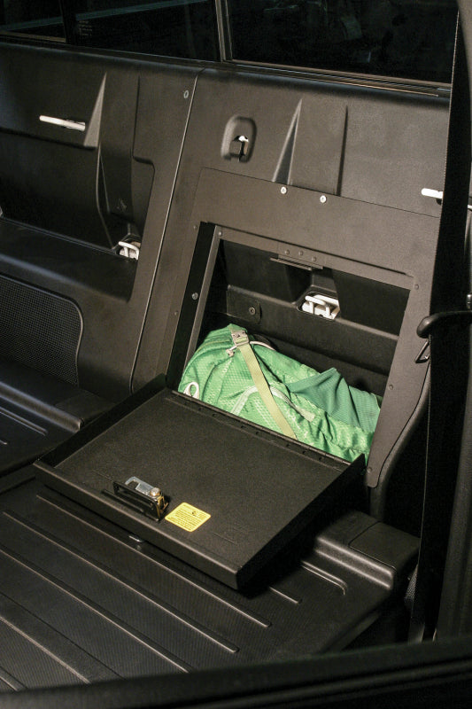 Tuffy 05-23 Toyota Tacoma Behind Seat Cubby Cover W/ Combo Lock