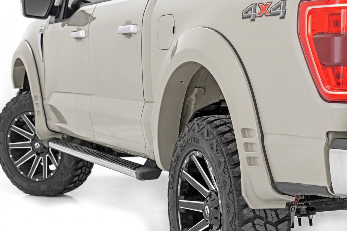 Rough Country Fender Flares | SF1 | DR Avalanche Gray | Ford F-150 2WD/4WD (2021-2026)