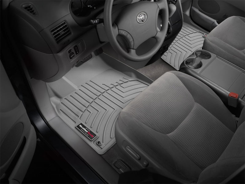 WeatherTech 04-10 Toyota Sienna Front FloorLiner - Grey