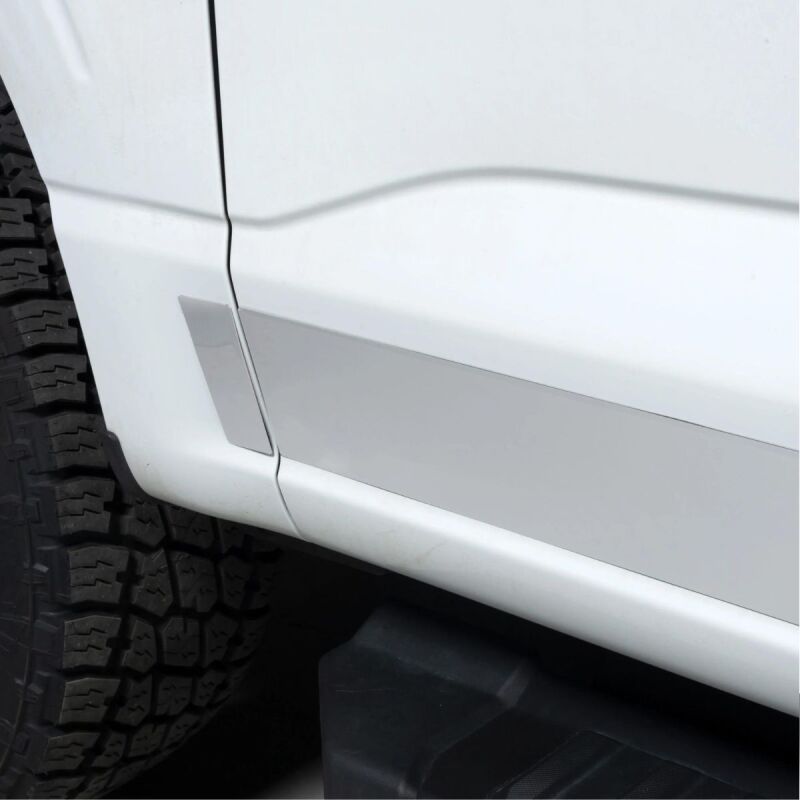 Putco 15-20 Ford F-150 Super Cab 8ft Long Box (4.25in Tall - 12pcs) Stainless Steel Rocker Panels