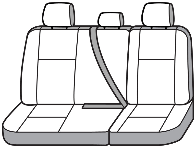 Covercraft 05-11 Toyota Tacoma Carhartt Super Dux SeatSaver Custom Second Row Seat Covers - Black