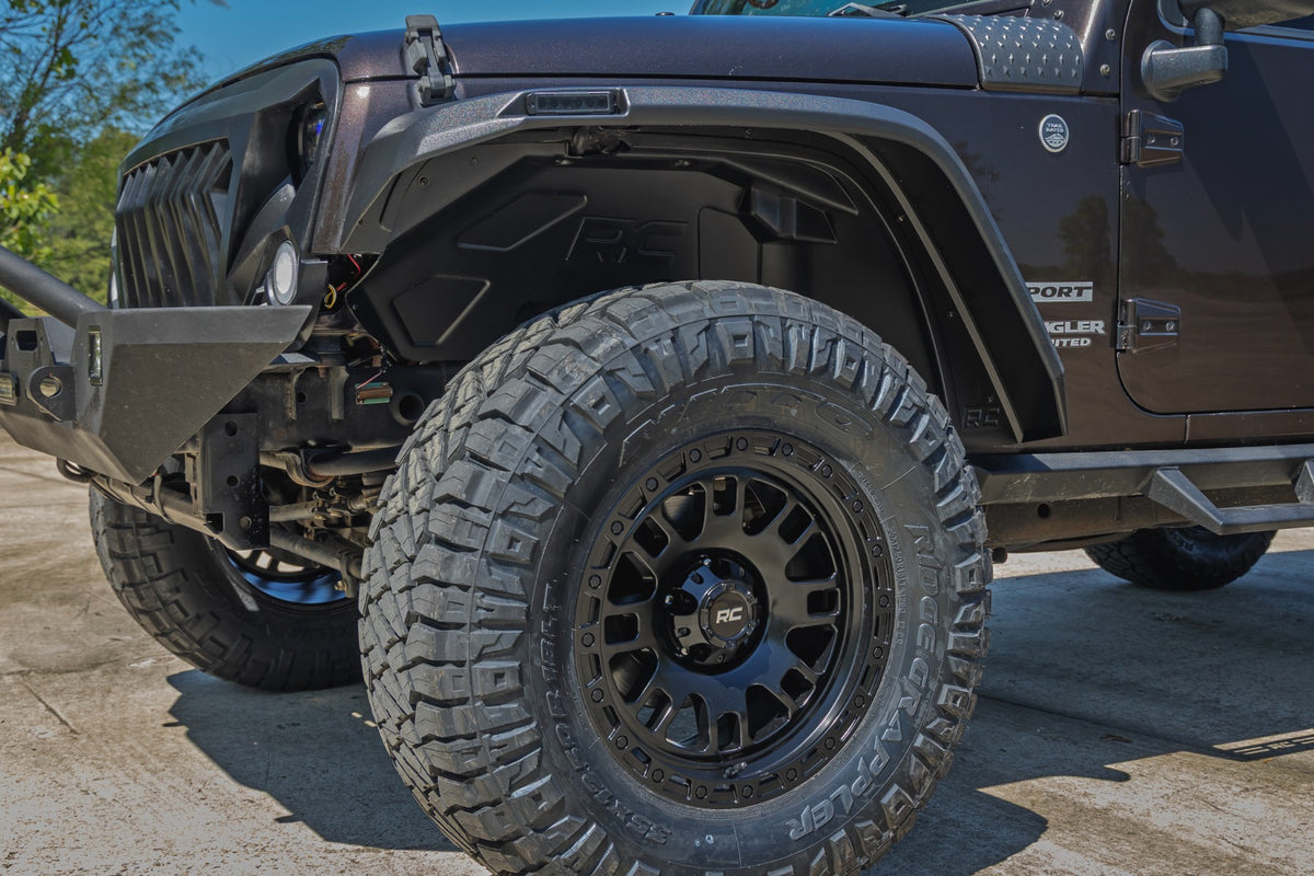 Rough Country Wheel Well Liners | Front & Rear | Jeep Wrangler Unlimited 2WD/4WD (2007-2018)