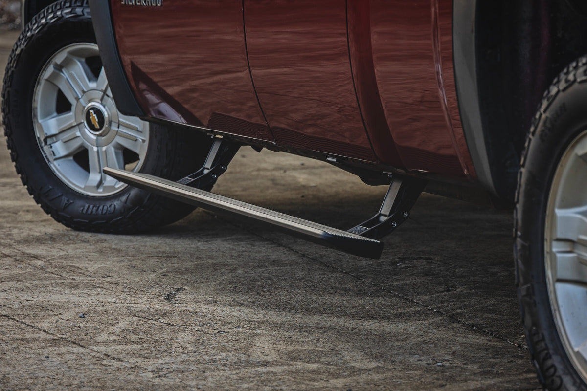 Rough Country Power Running Boards | HT-Series | Double Cab | Chevy/GMC 1500/2500HD/3500HD (14-18)