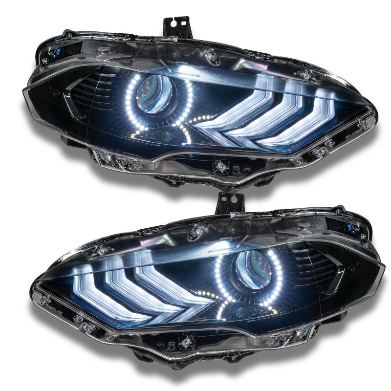 Oracle 18-21 Ford Mustang DRL Upgrade w/ Halo Kit - ColorSHIFT