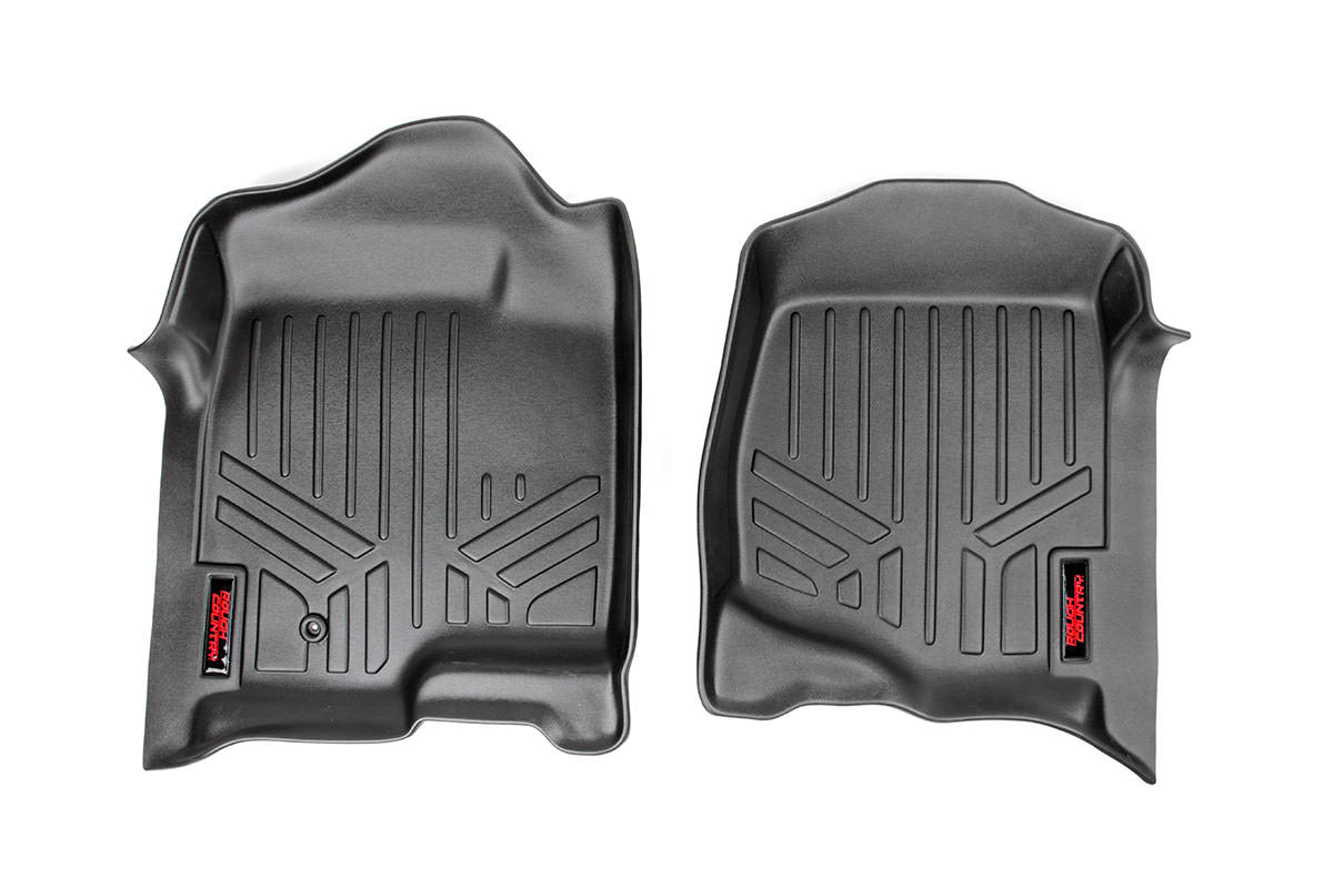 Rough Country Floor Mats | Front | Chevy/GMC 1500/2500HD/3500HD (07-13)