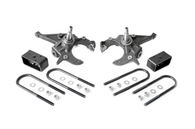 Rough Country Lowering Kit | 2 Inch FR | 3 Inch RR | Chevy/GMC Blazer/S10 Blazer/Sonoma 2WD