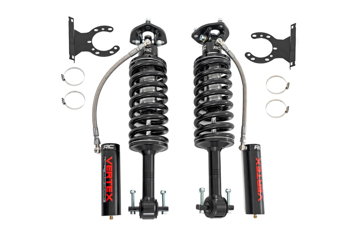 Rough Country Vertex 2.5 Remote Reservoir Leveling Coilovers | 2 Inch | Chevy/GMC 1500 (07-18 & Classic)