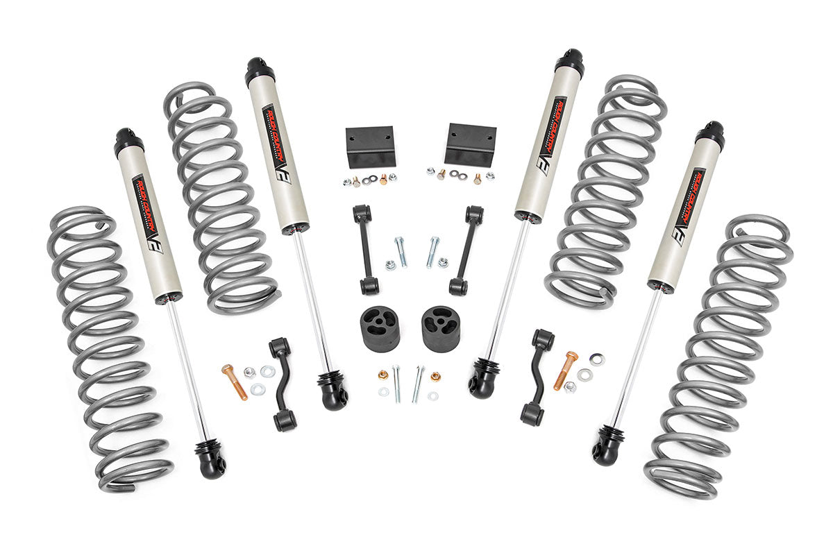 Rough Country 2.5 Inch Lift Kit | Coils | V2 | Jeep Wrangler Unlimited Rubicon 4WD (18-23)
