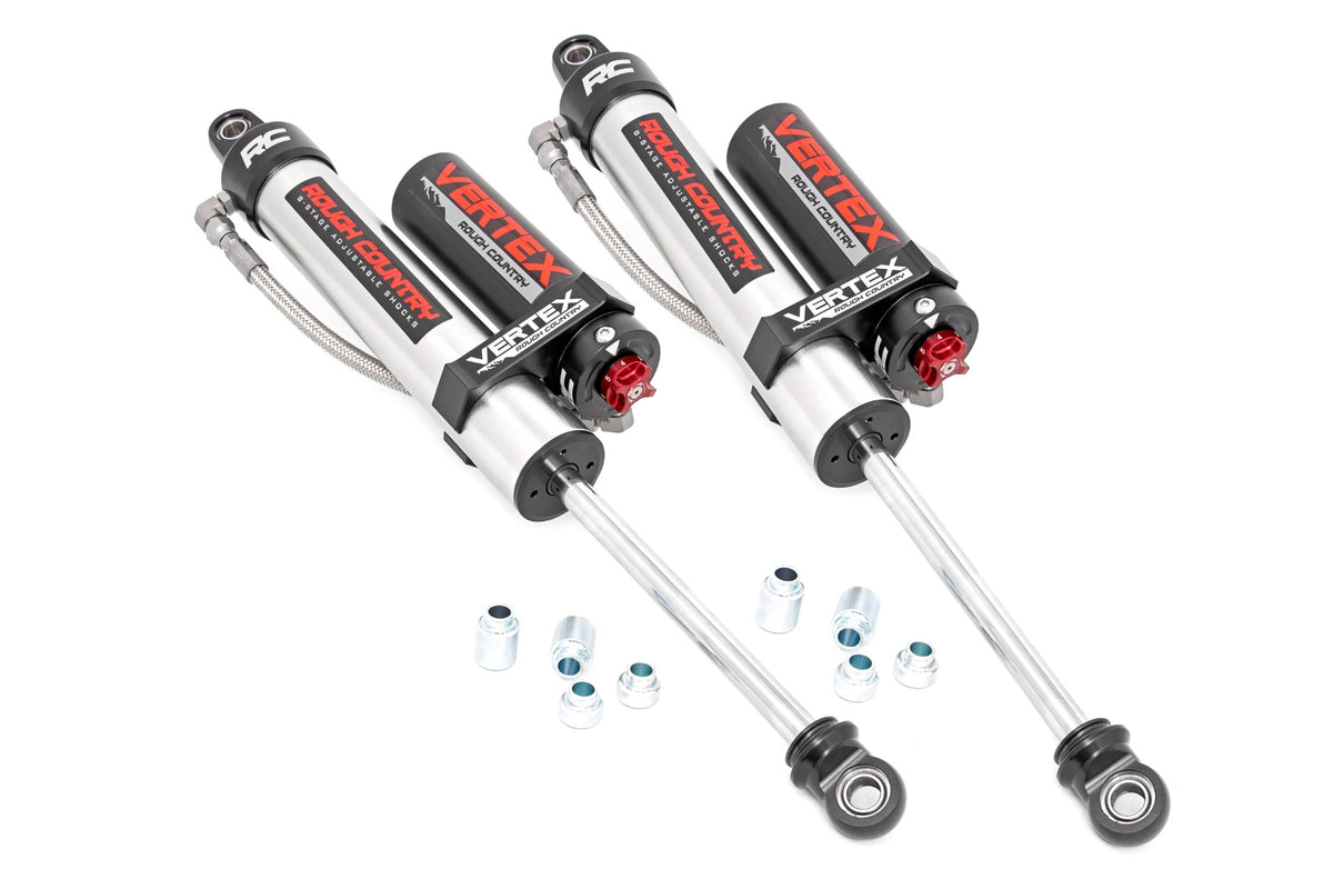 Rough Country Vertex 2.5 Reservoir Rear Shocks | 6" | Jeep Gladiator JT/Wrangler JL (18-24)