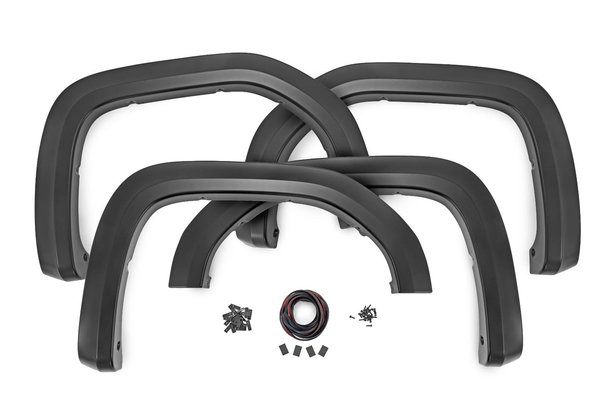 Rough Country Sport Fender Flares | G42 Coastal Dune | GMC Sierra 1500 2WD/4WD (2019-2026)