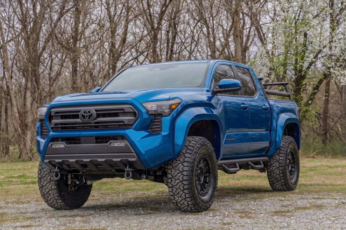 Rough Country Sport Fender Flares | 8X0 Heritage Blue | Toyota Tacoma 2WD/4WD (2024-2026)