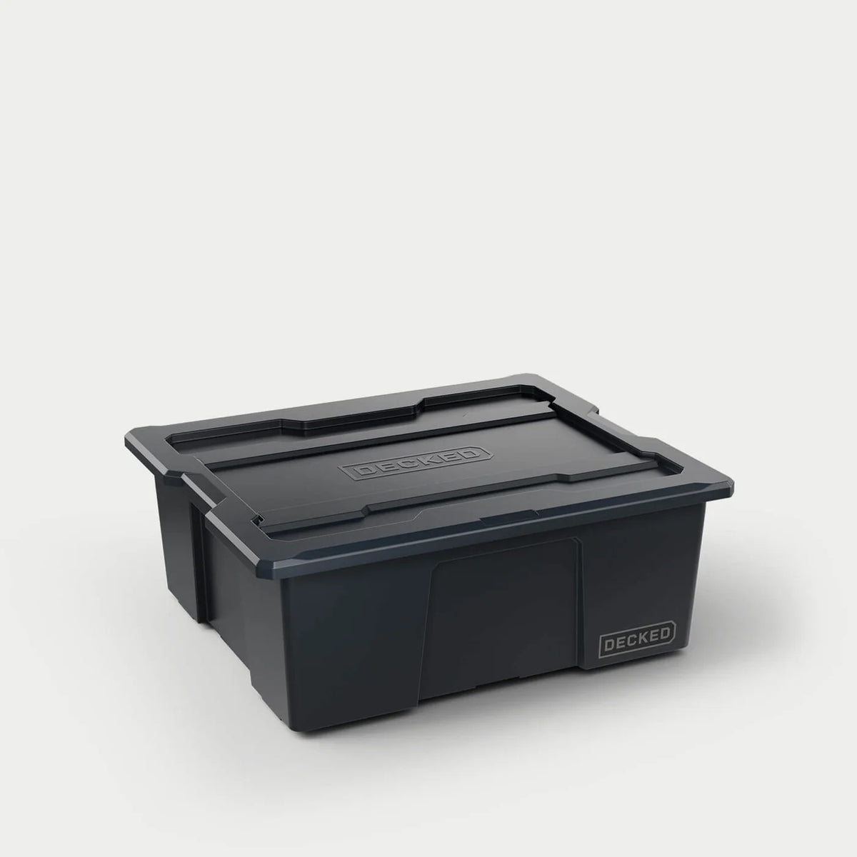 DECKED Payloader 32 - D-co bin with snap on lid - Black