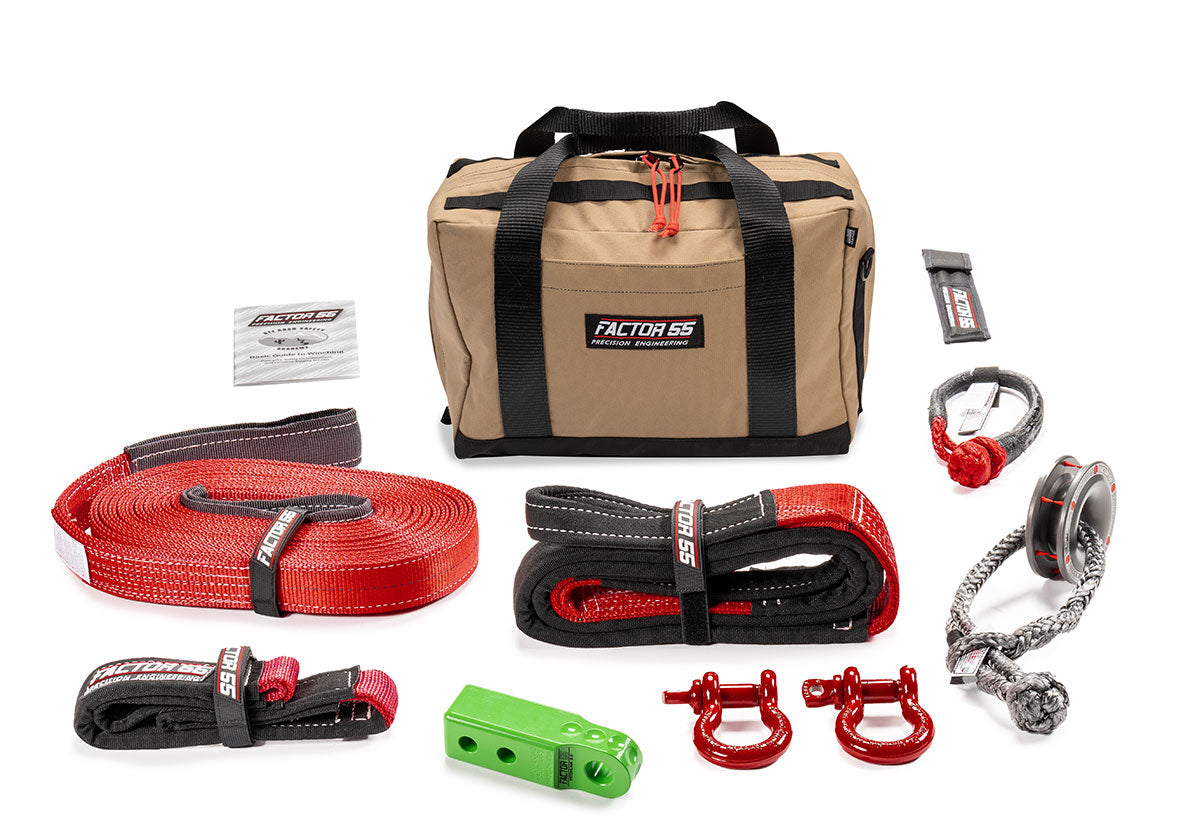 Factor 55 Vehicle Recovery Kit Sawtooth Green -Medium