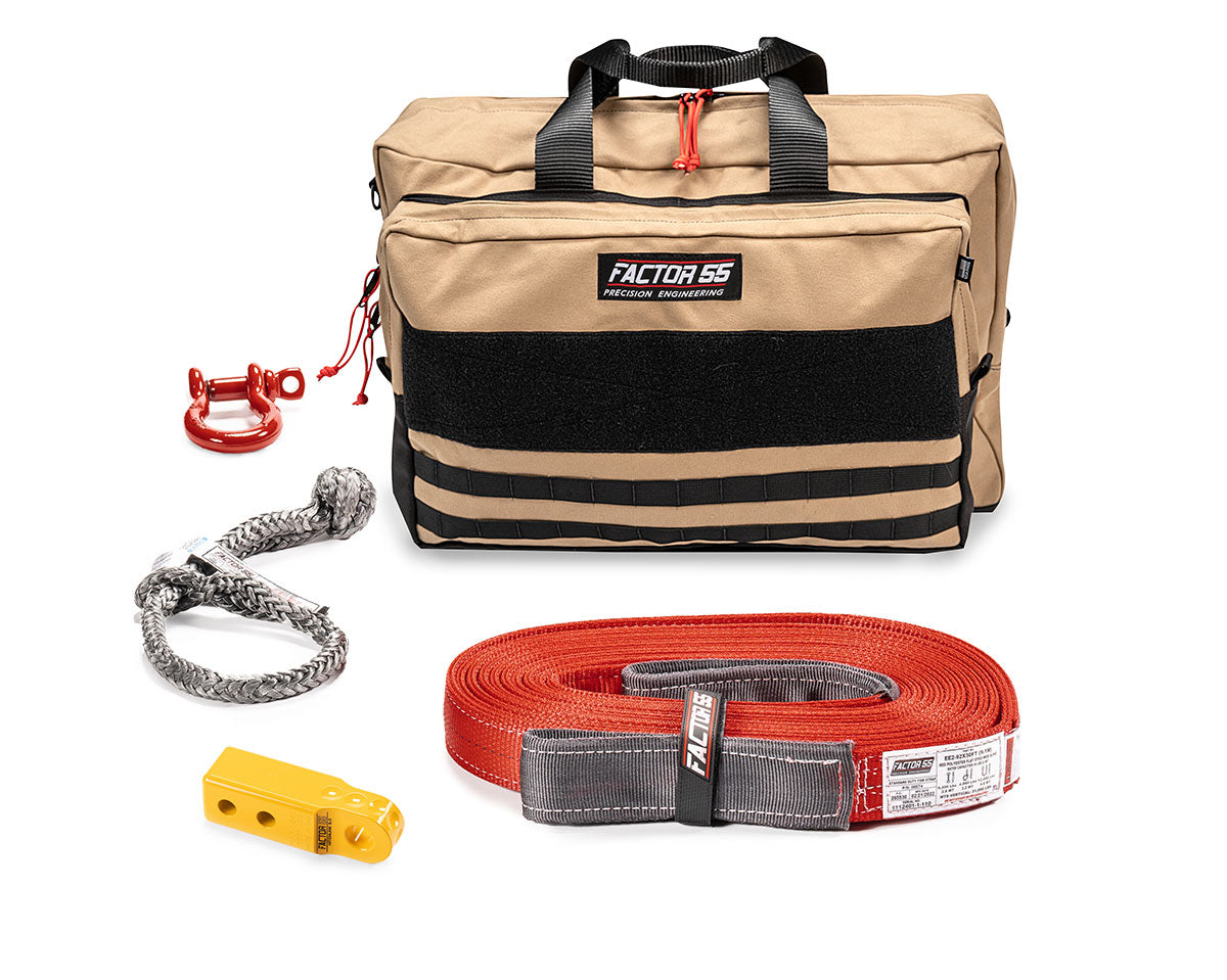 Factor 55 Vehicle Recovery Kit Owyhee Yellow- Large