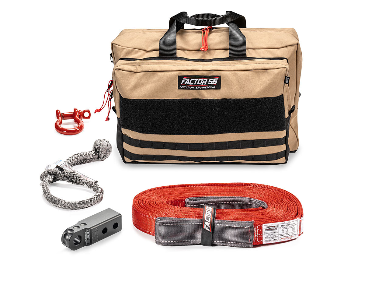Factor 55 Vehicle Recovery Kit Owyhee Black- Large