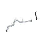 MBRP 07-10 Chevy Silverado / GMC Sierra 2500/3500HD 4in OD CatBack Single Side Exit w/ Downpipe - AL