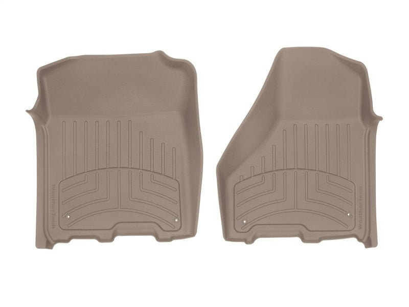 WeatherTech 12-18 Dodge Ram 1500 Crew Cab / Extended Cab Front FloorLiner HP - Tan